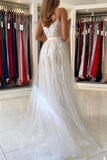 Mermaid Lace Long Prom Dresses, Champagne Evening Dresses HZ0429